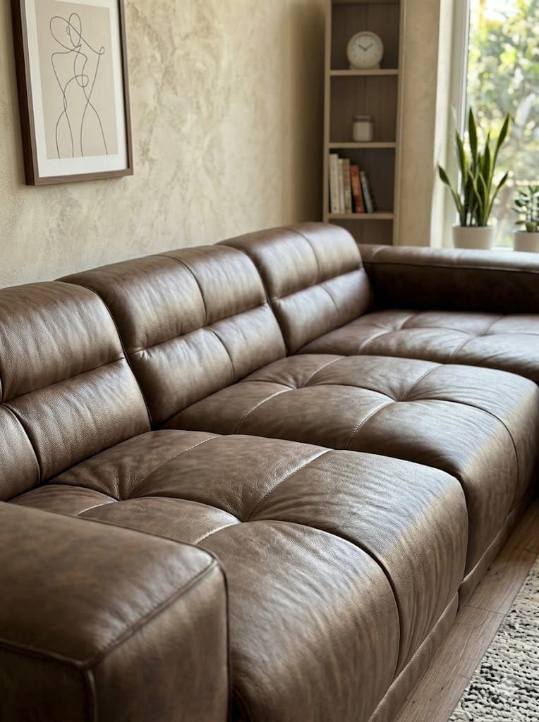 Customer photo review of Montford Recliner Sofa (Brown)