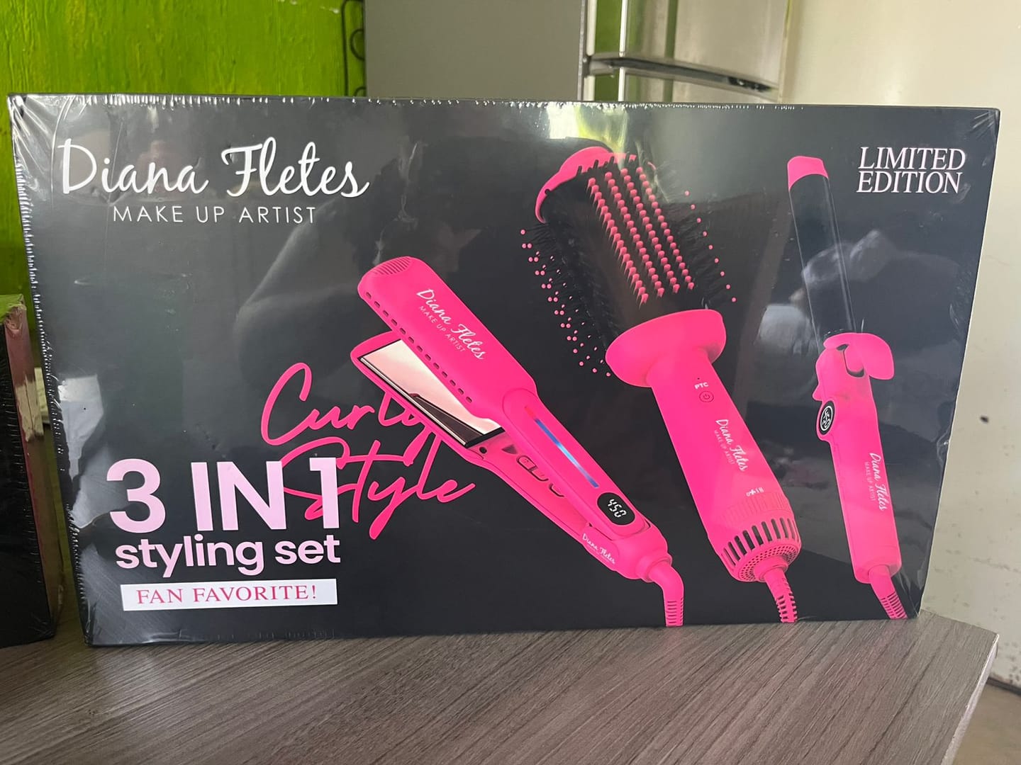 Customer photo review of Set 3 en 1 Estilizado Profesional Pink