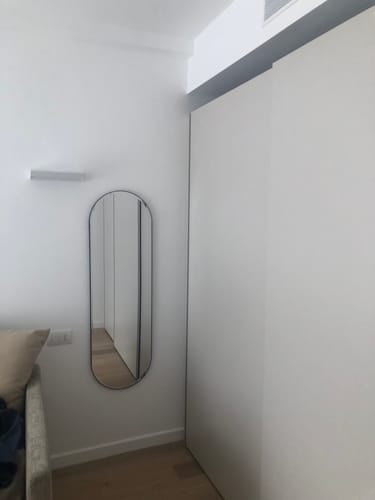 Customer photo review of Oval Mirror No. 2 | 130 x 40 cm