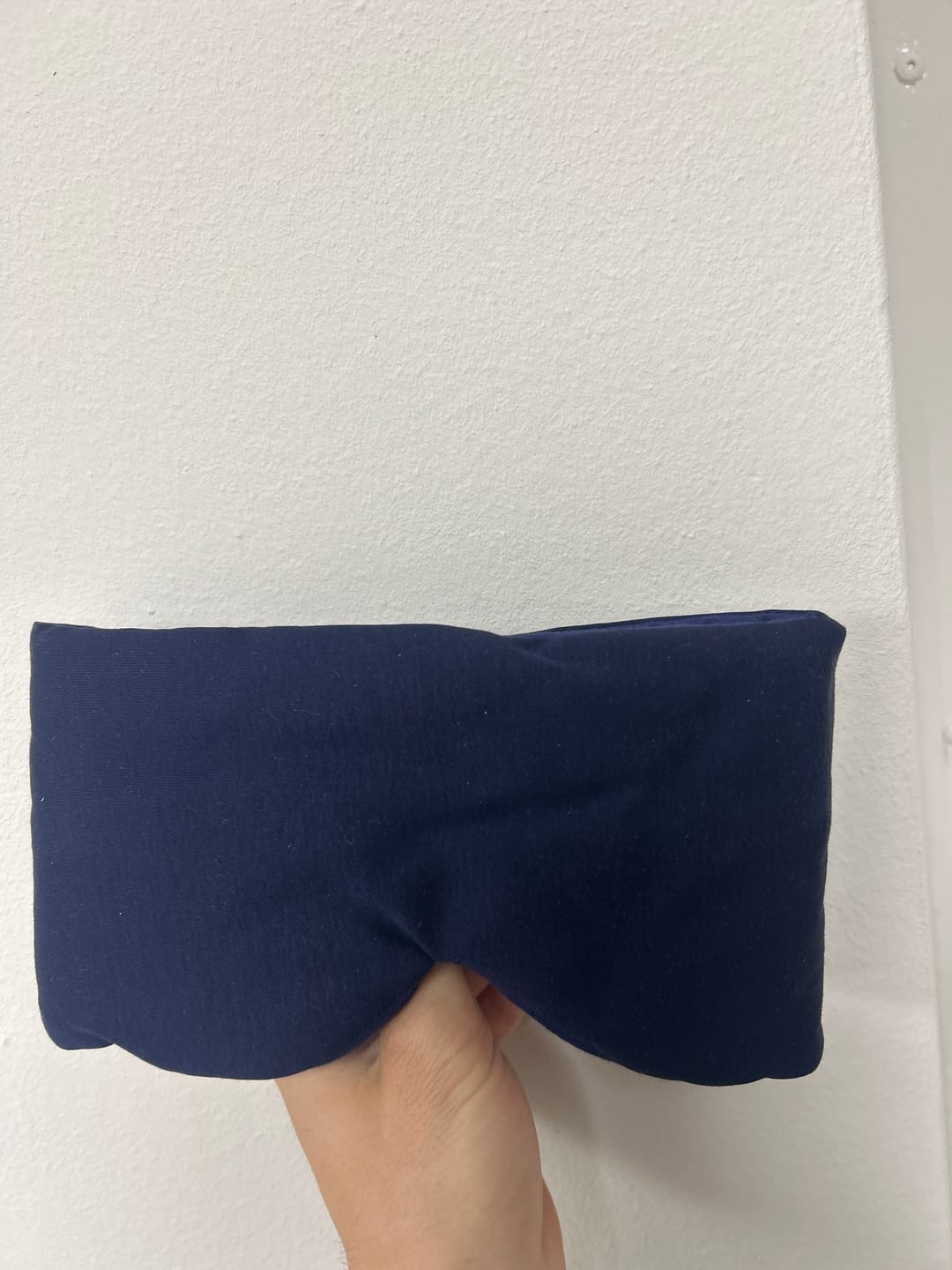 Customer photo review of PurelyGoods Slaapmasker Katoen - Donkerblauw