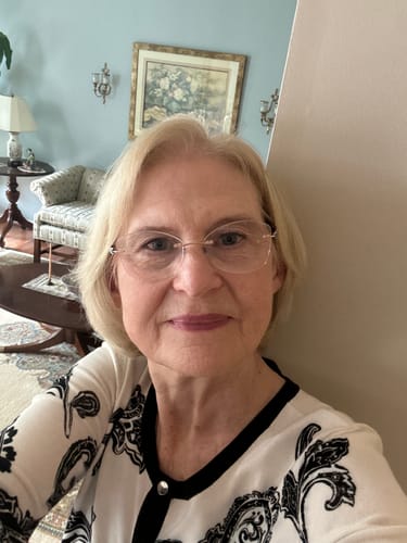 A reviewer's selfie showing results around her mouth and lips after using the Micro Infusion System.