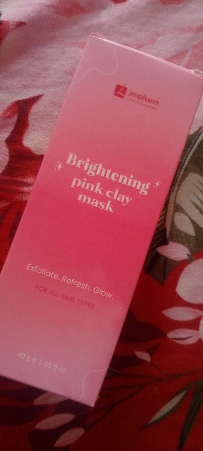 Customer photo review of Brightening Pink Clay Mask