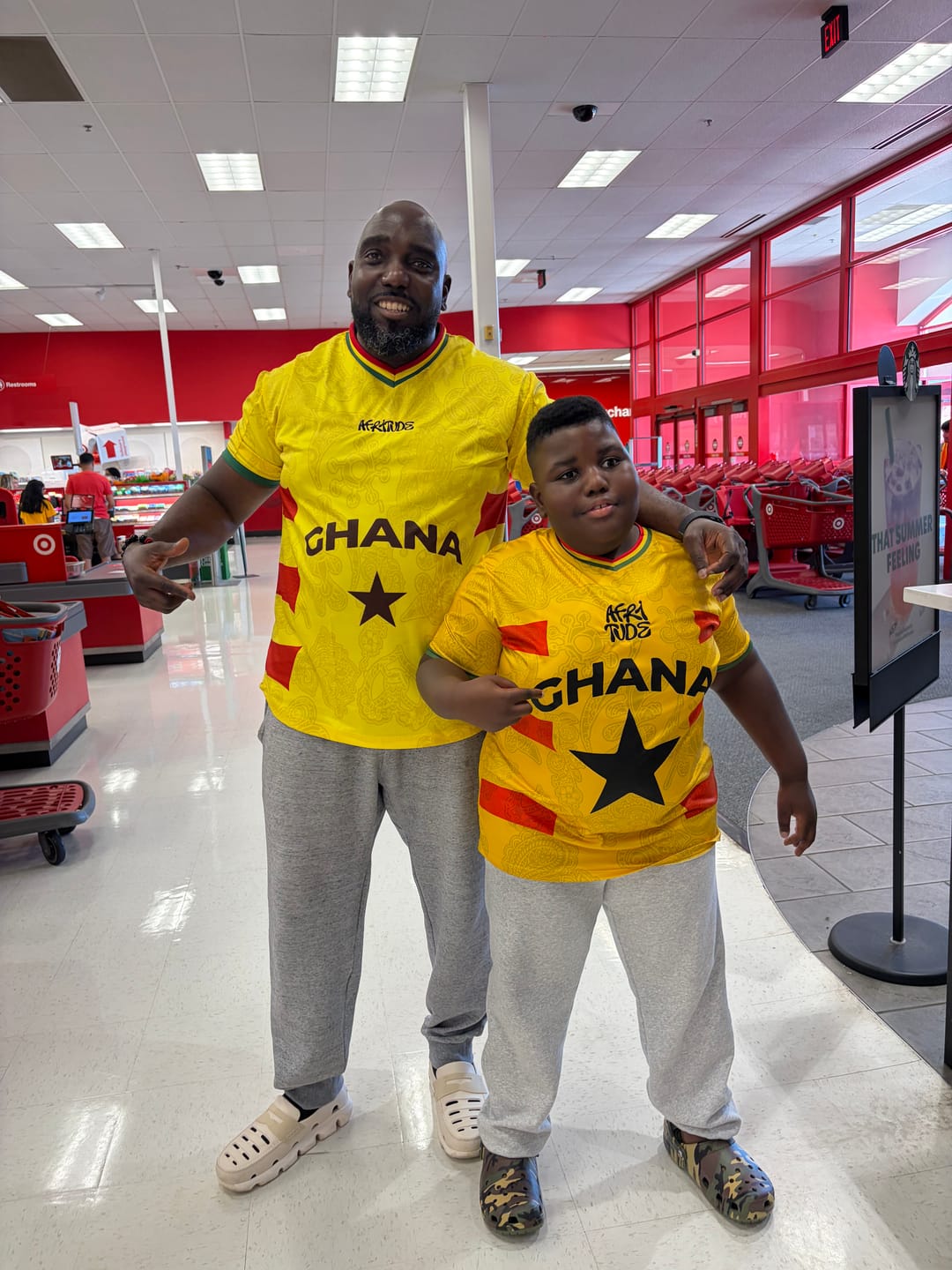 Customer photo review of Ghana Black Star Jersey — Ghana Edition (Founders Drop)