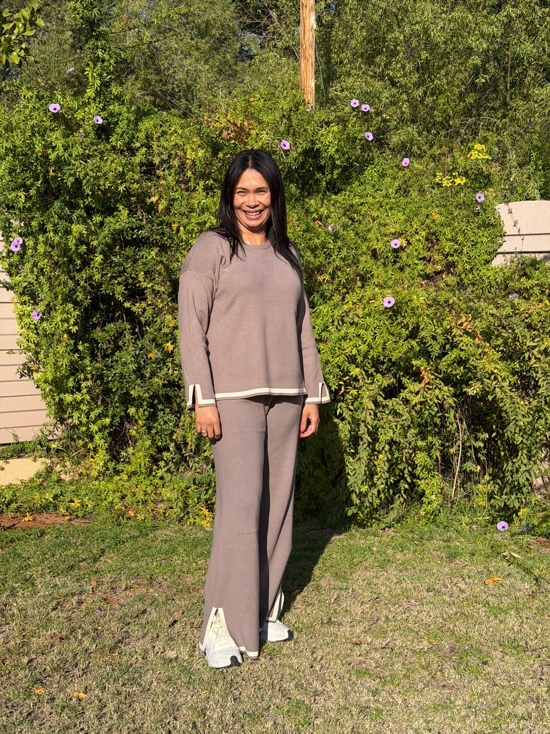 Customer photo review of LUXE KNIT SET