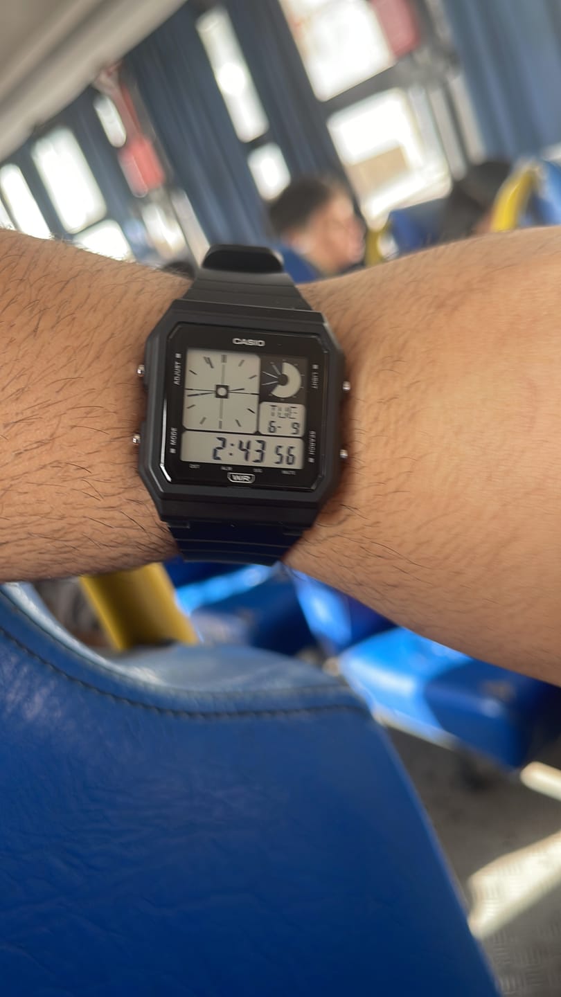 Customer photo review of Reloj Casio Vintage LF-20W-1ADF Twin-Graph Reissue Resina