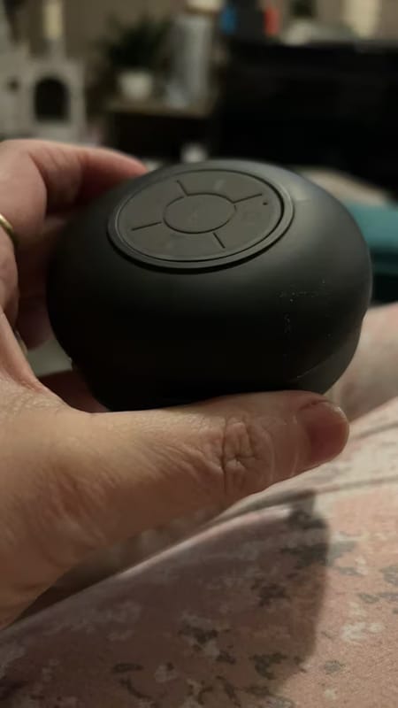 Customer photo review of Bluetooth Shower Speaker
