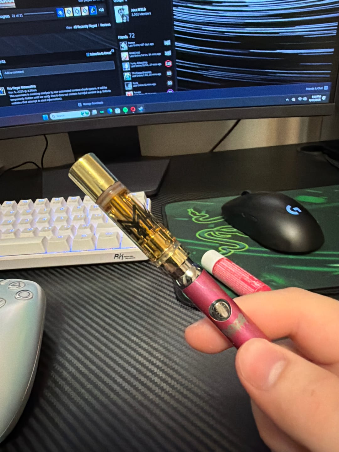 Customer photo review of MUHA Meds THCa 510 Cartridge - 2G
