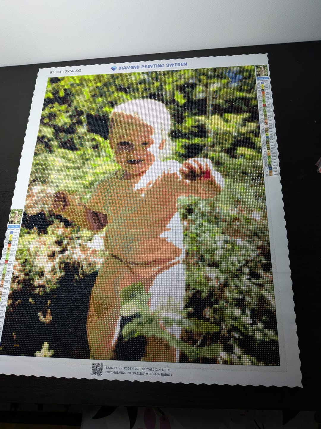 Customer photo review of Eget Foto Diamond Painting