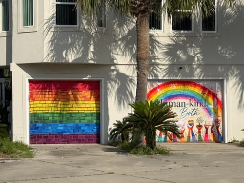 Customer photo review of We Create Your Unique Design – Customize Garage Door Cover