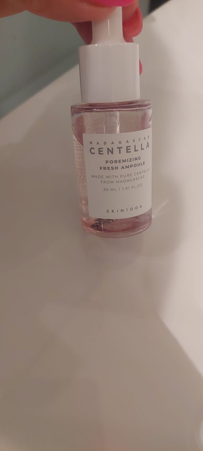 Customer photo review of Sebumu regulējoša ampula SKIN1004 Madagascar Centella Poremizing Fresh Ampoule