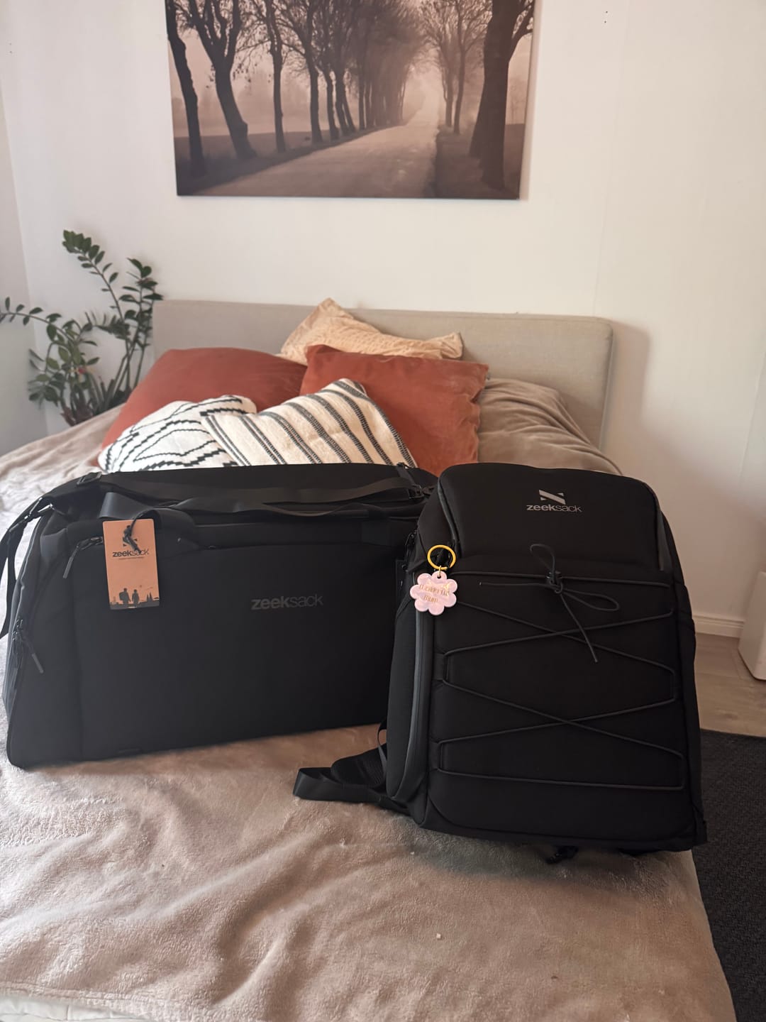 Customer photo review of The Weekender 50L