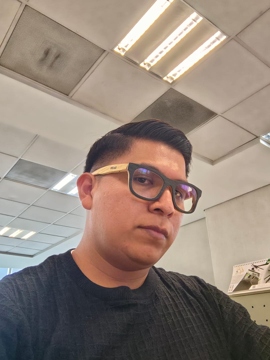 Customer photo review of Nativo Ébano Ópticos - Luz Azul