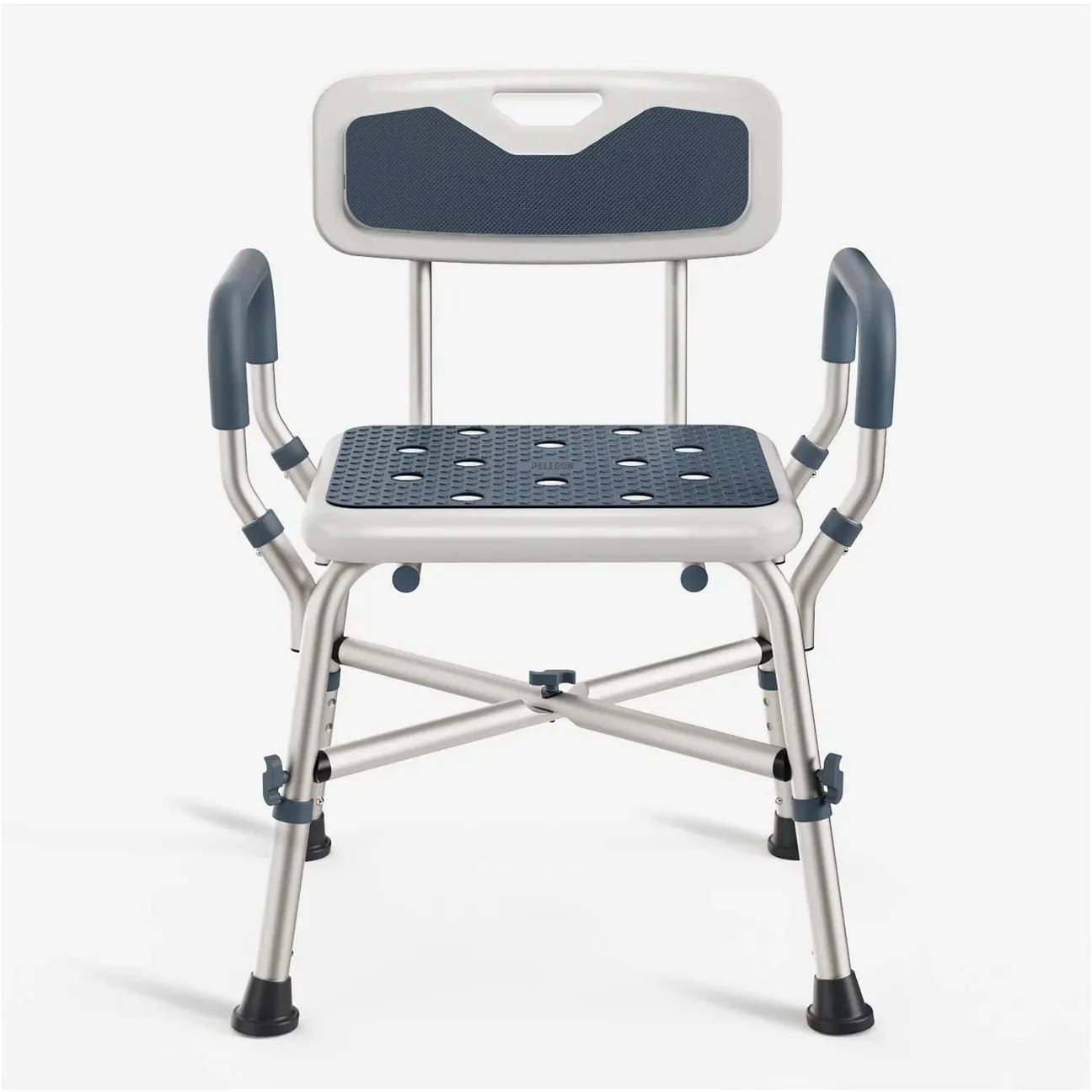 Customer photo review of Heavy Duty Shower Chair with Arms (450lb Capacity)