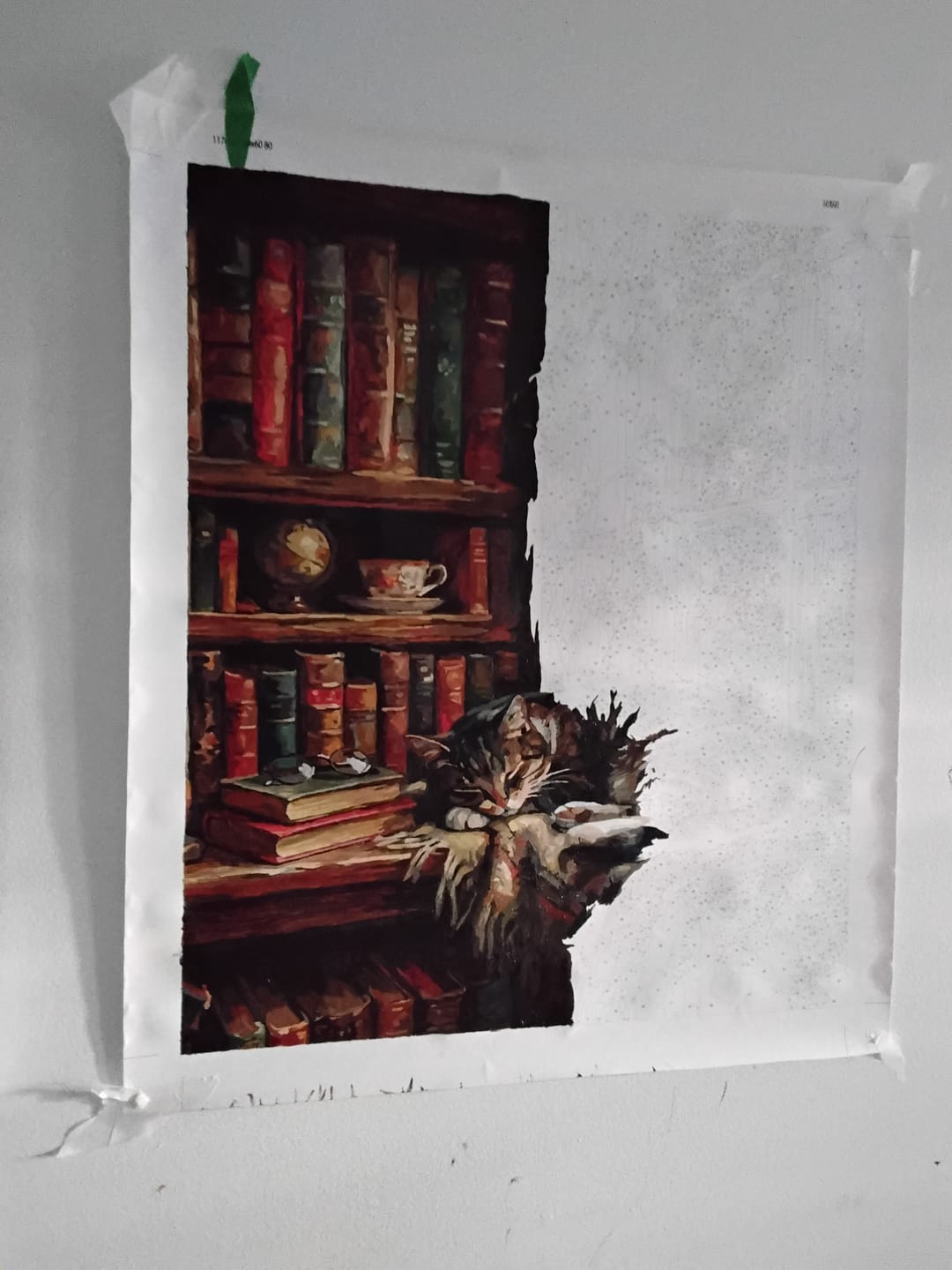 Customer photo review of Autumn Library Cat (80 Colors)