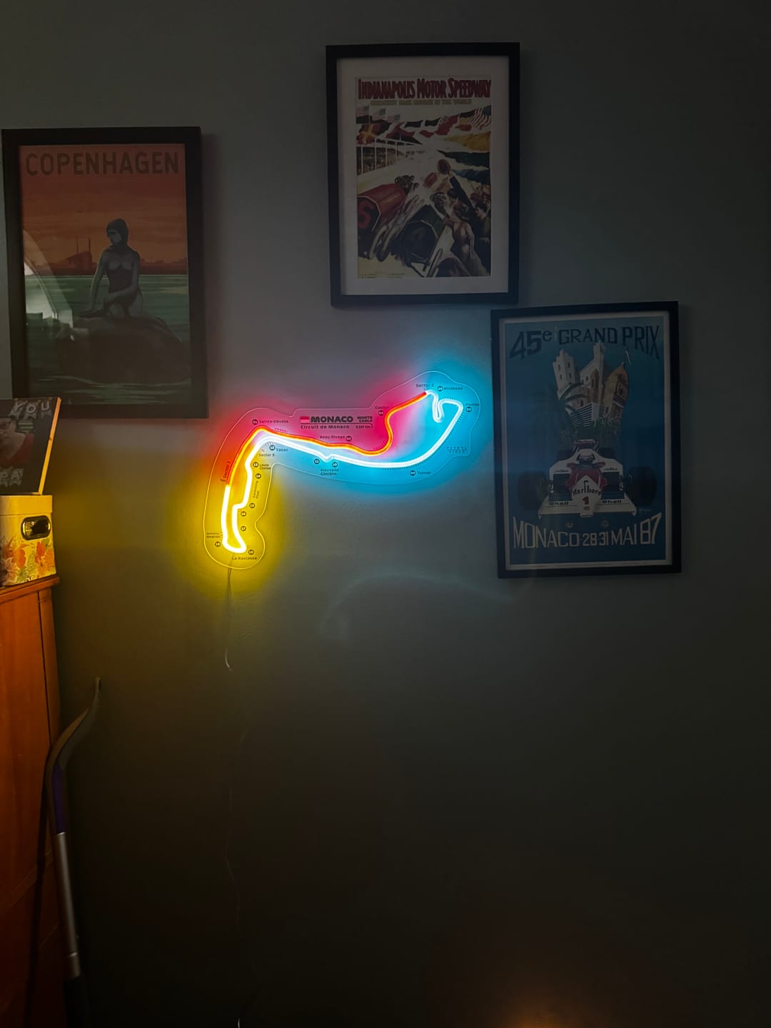 Customer photo review of Circuit De Monaco Neon Race Track