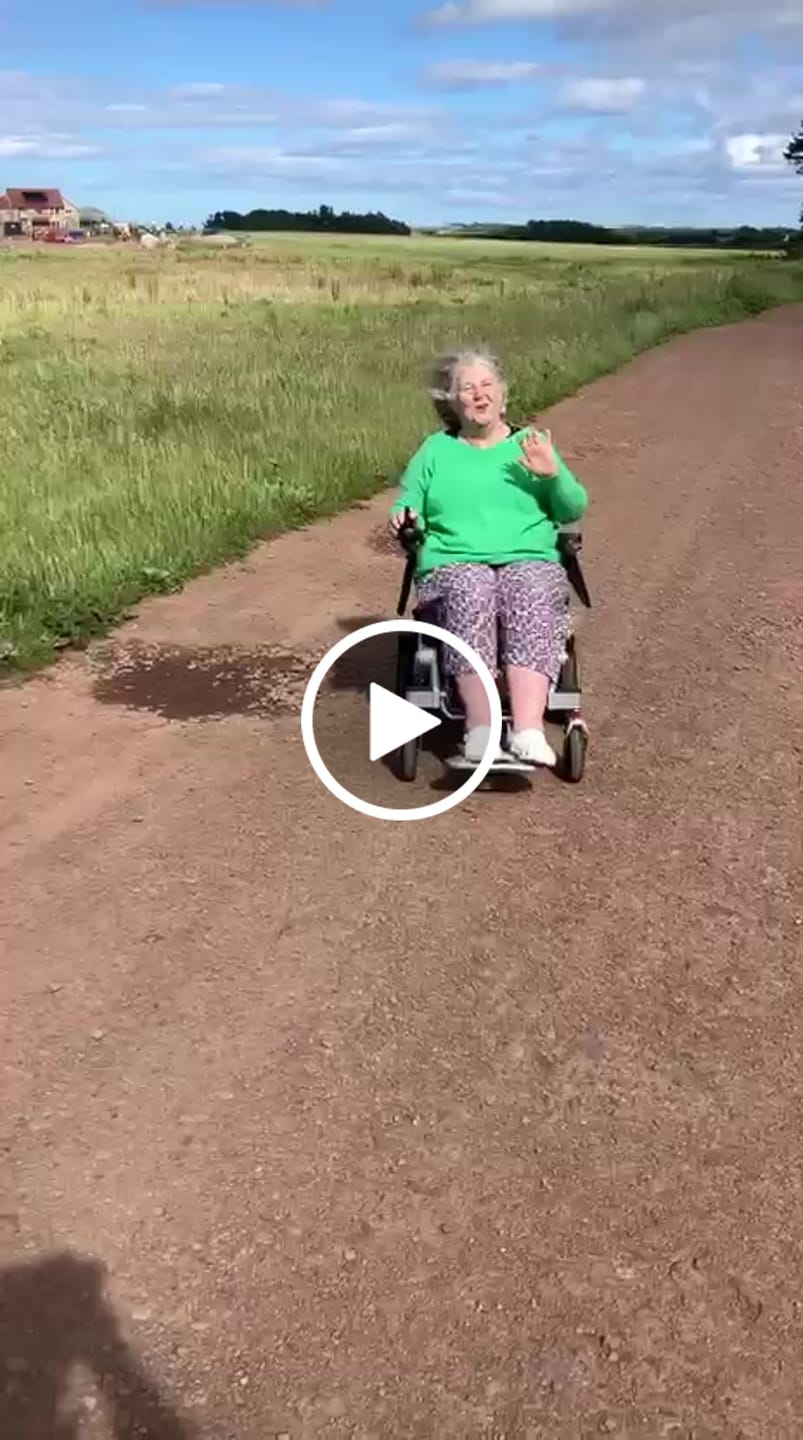 Customer video review of Automatic Folding Lightweight Electric Wheelchair Freedom Elite AF