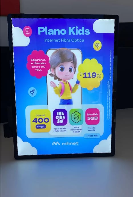 Customer photo review of LED Poster Frame — Turn Any Poster Into a Professional Display