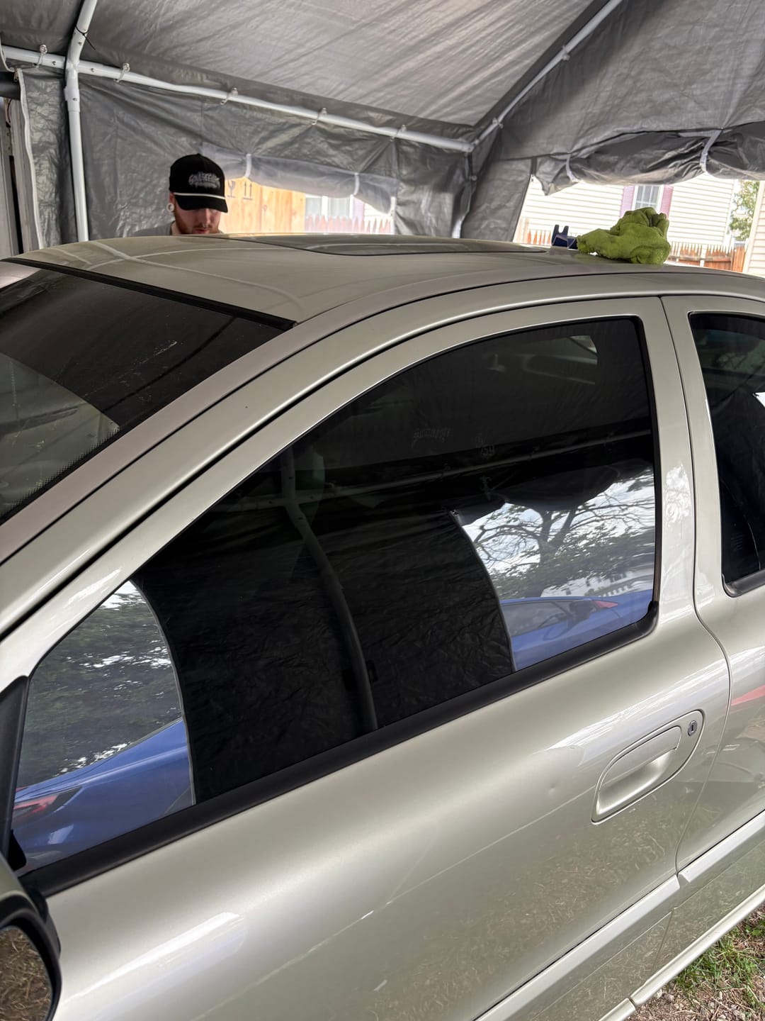 Customer photo review of Car Window Tint Film – Premium Carbon Series | RockRose | Best Seller on Amazon