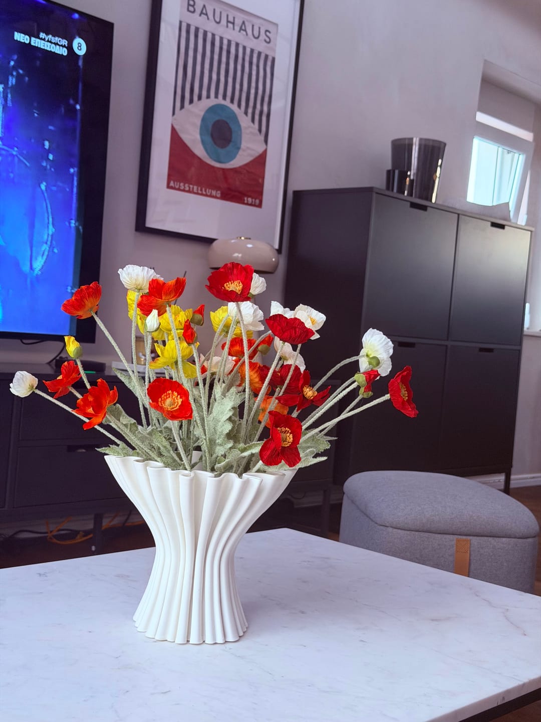 Customer photo review of Zijden Klaprozen - Mix
