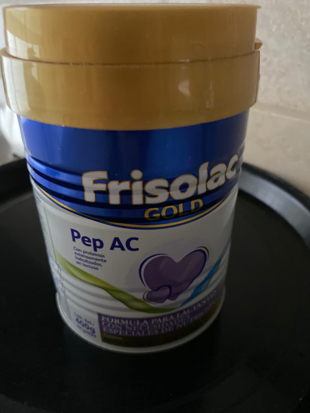 Customer photo review of Frisolac Gold Pep A C (0 A 12 Meses) Pack Con 800 Gr