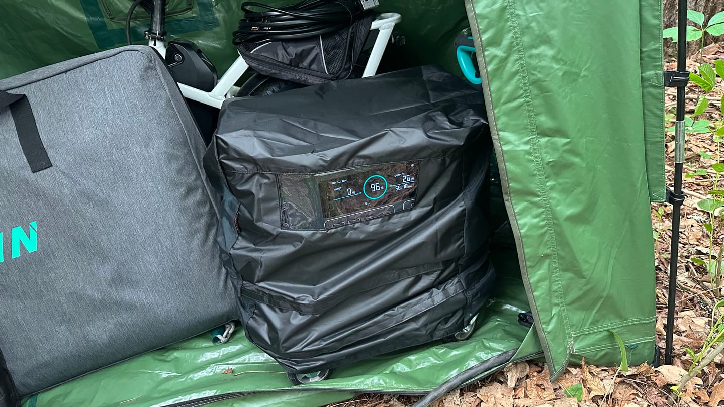 Customer photo review of AIR GEAR Rain Cover for Sorein Power Stations