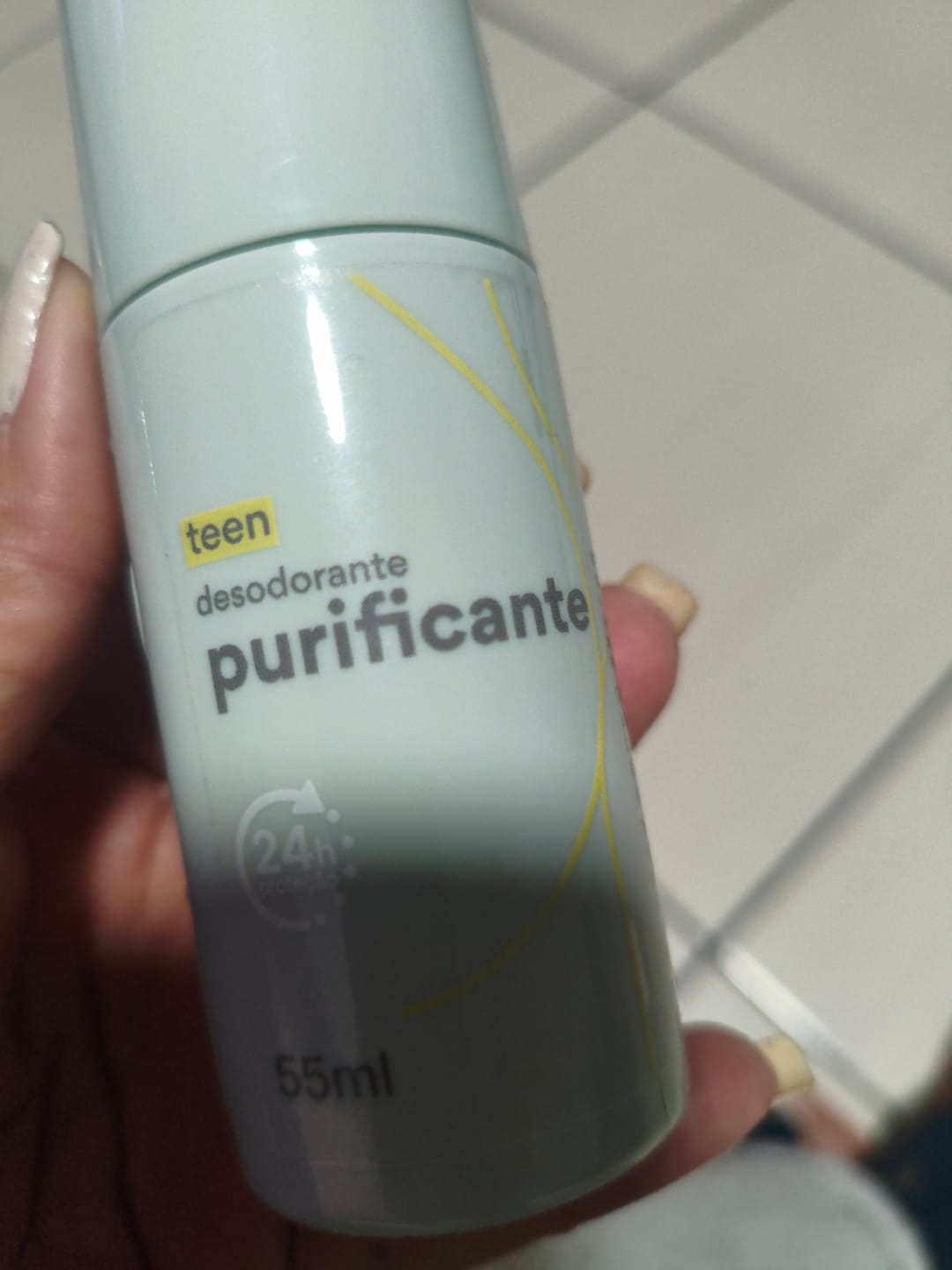Customer photo review of Desodorante Purificante Teen