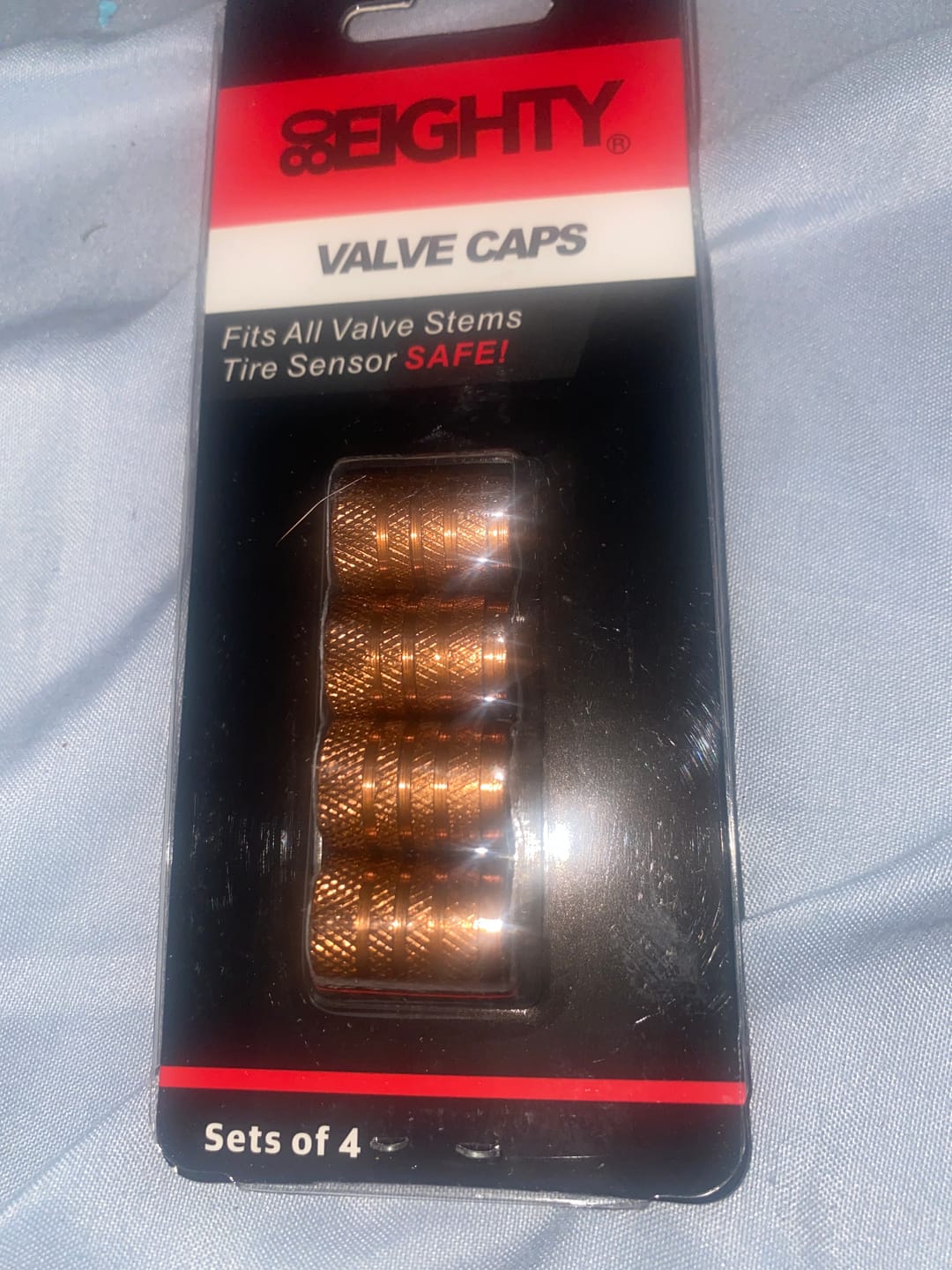 Customer photo review of 80Eighty® Bronze Valve Stem Caps