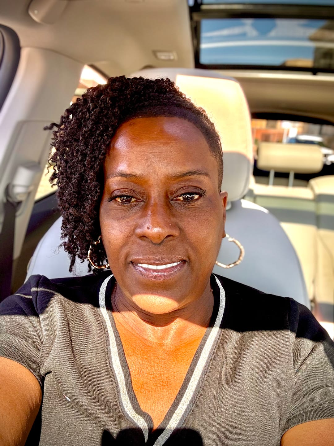 Customer photo review of Human Crochet Hair Micro Yanky Twists