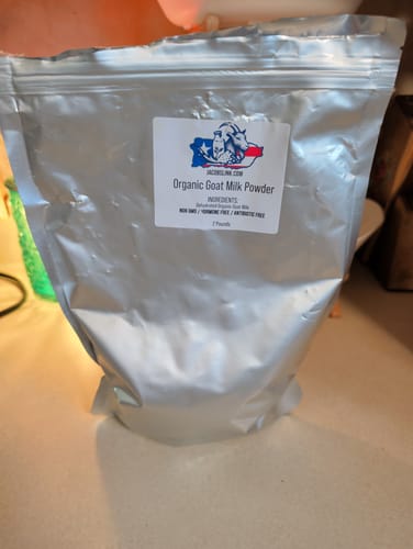 Customer photo review of Organic Goat Milk Powder