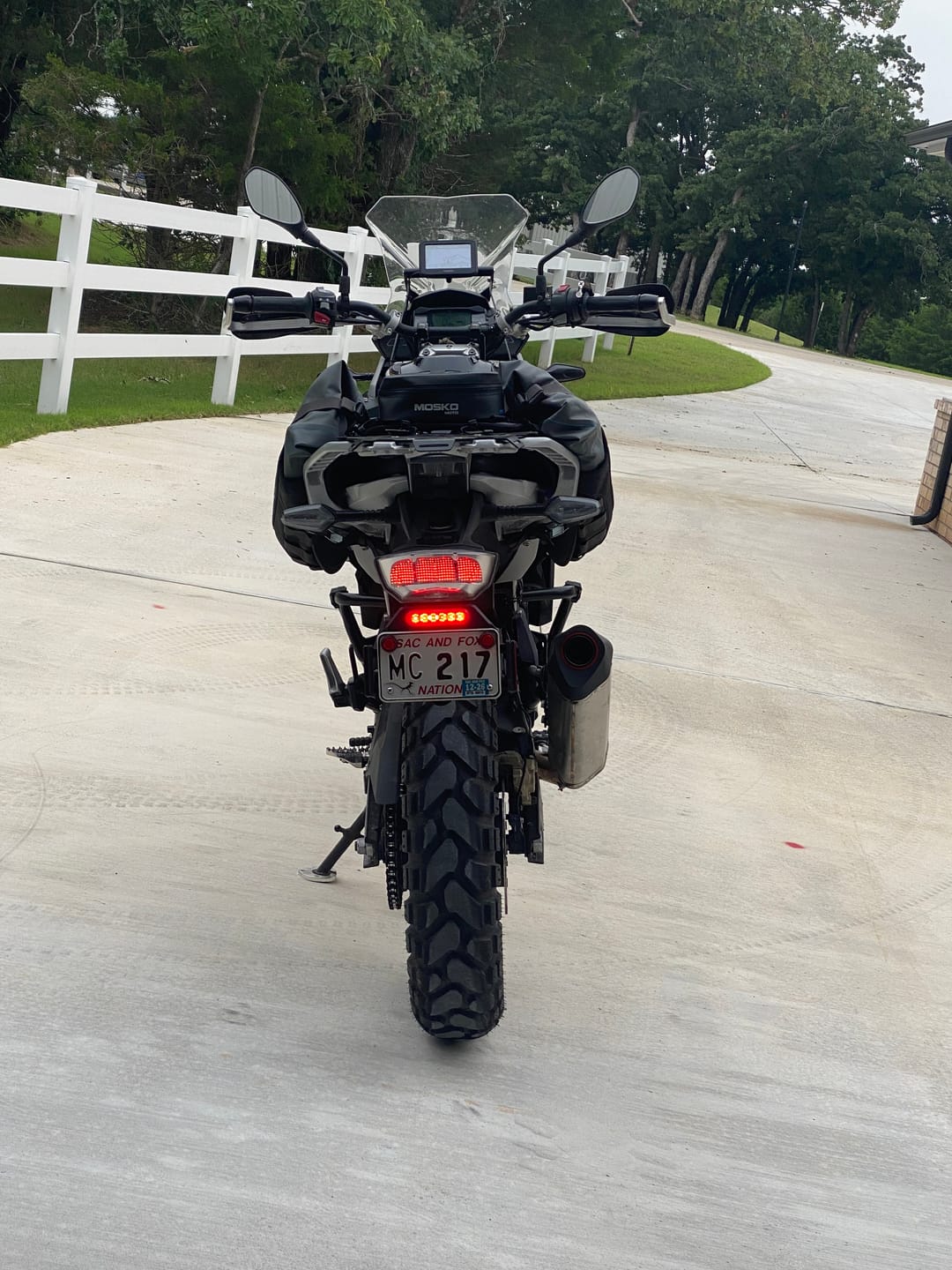 Customer photo review of B6 LED Brake Light Kit with License Plate Mount