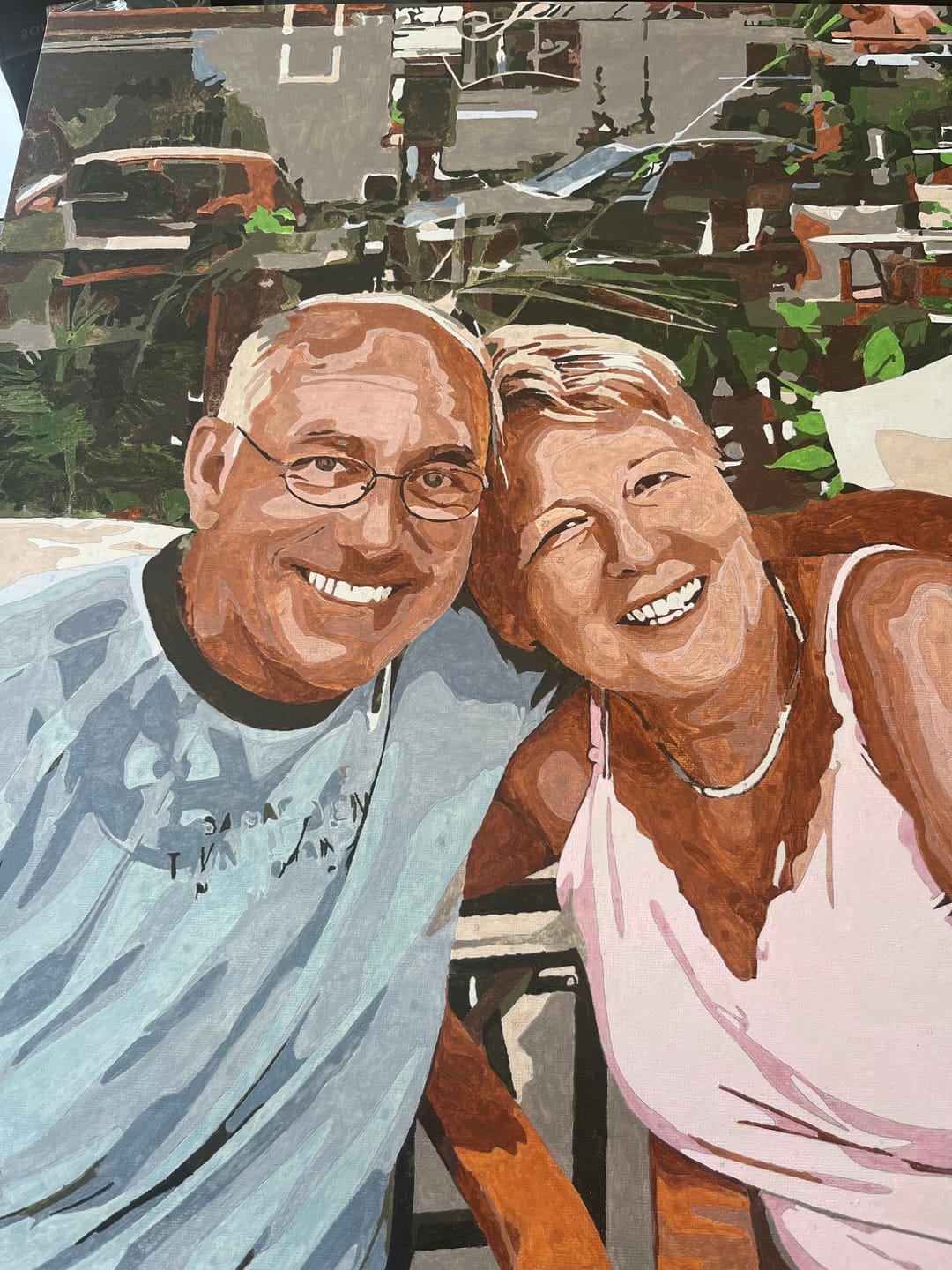 Customer photo review of Eigen Foto | Schilderen op nummer