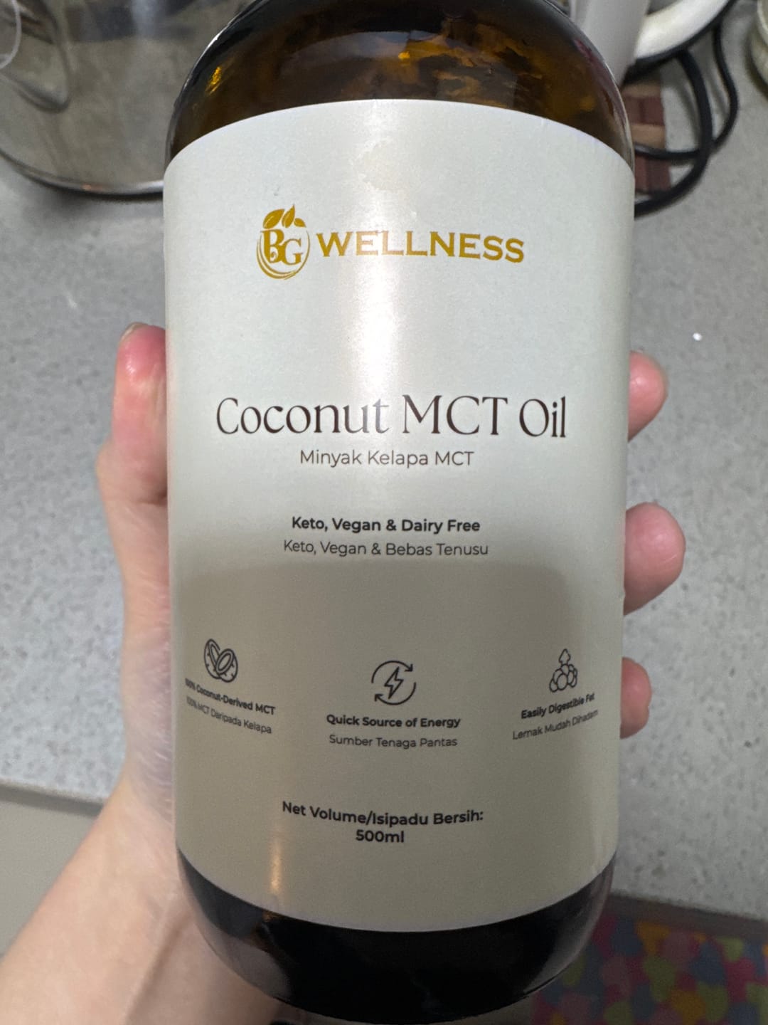 Customer photo review of Coconut MCT Oil