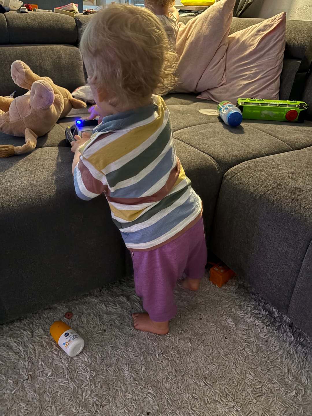 Customer photo review of Neu: Kurze Mitwachshose Sommermerino