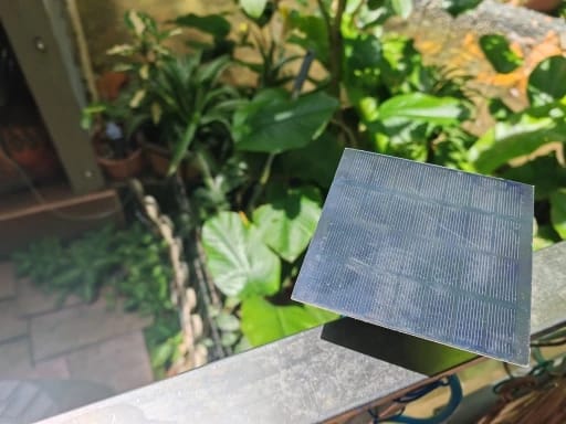 Customer photo review of Calviro AquaFlow™ Zonne-energie Vijverbeluchter