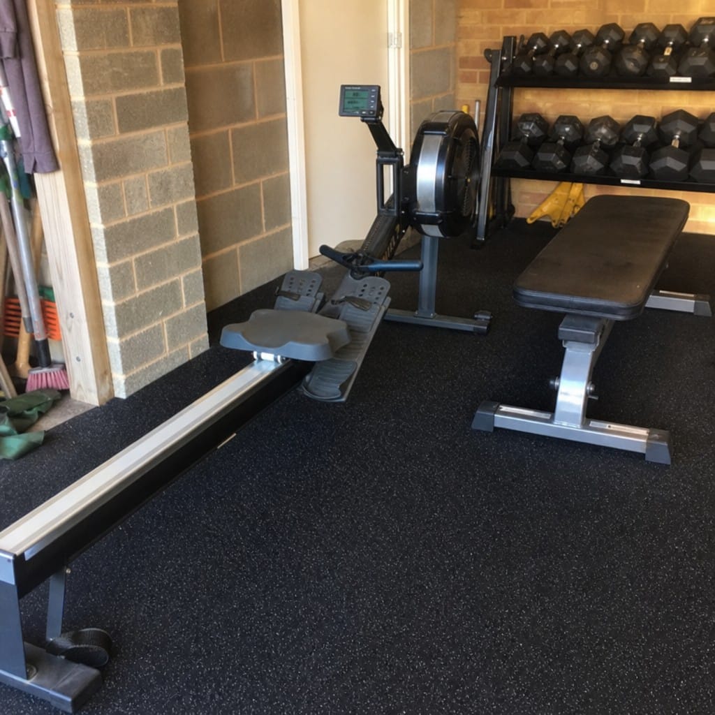 Customer photo review of Gym Flooring Rolls UK | Rubber Roll 1m Wide | Cut to Length