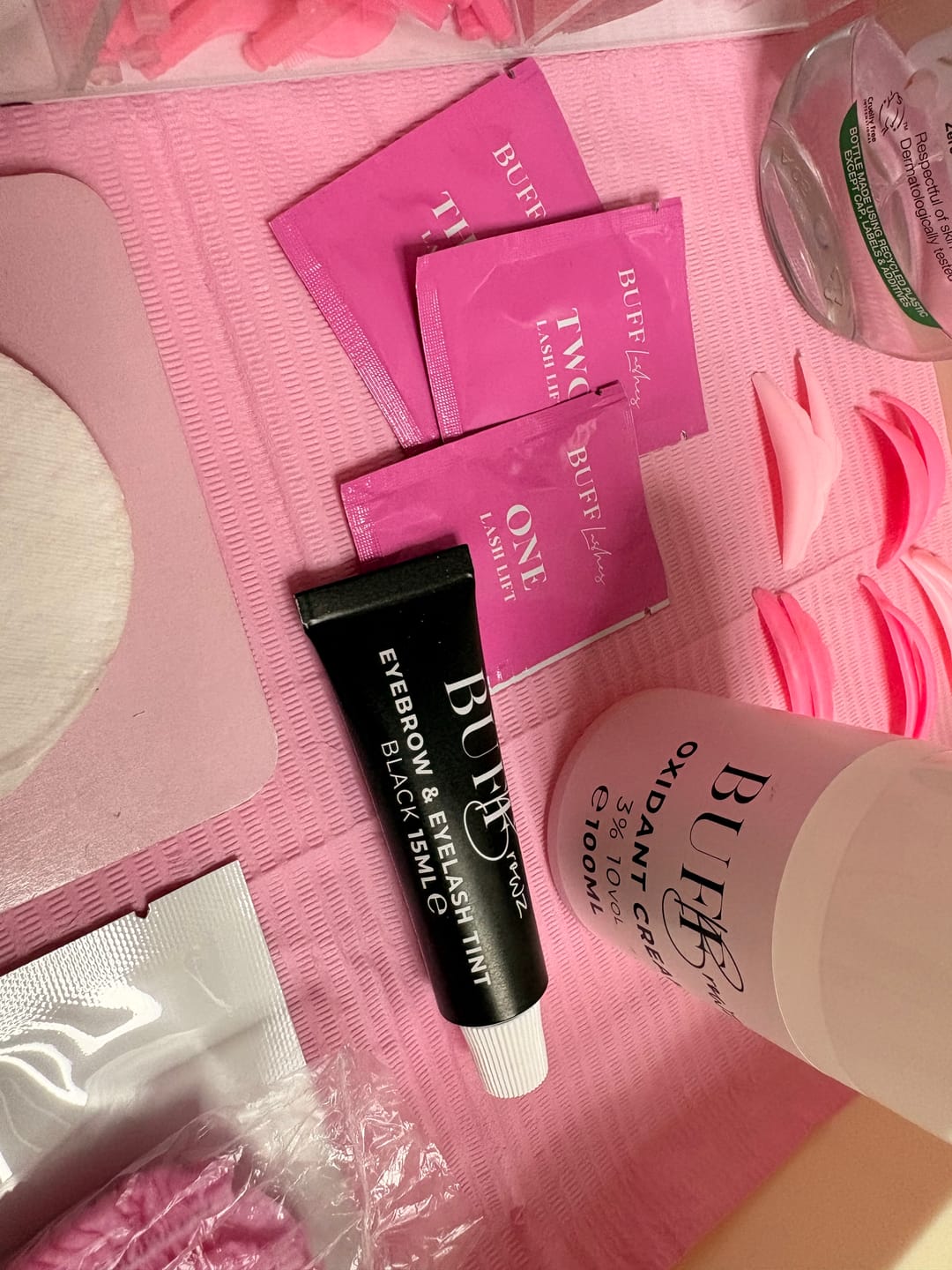 Customer photo review of (NEW) Buff Lashes - Full Korean Cysteamine Bundle