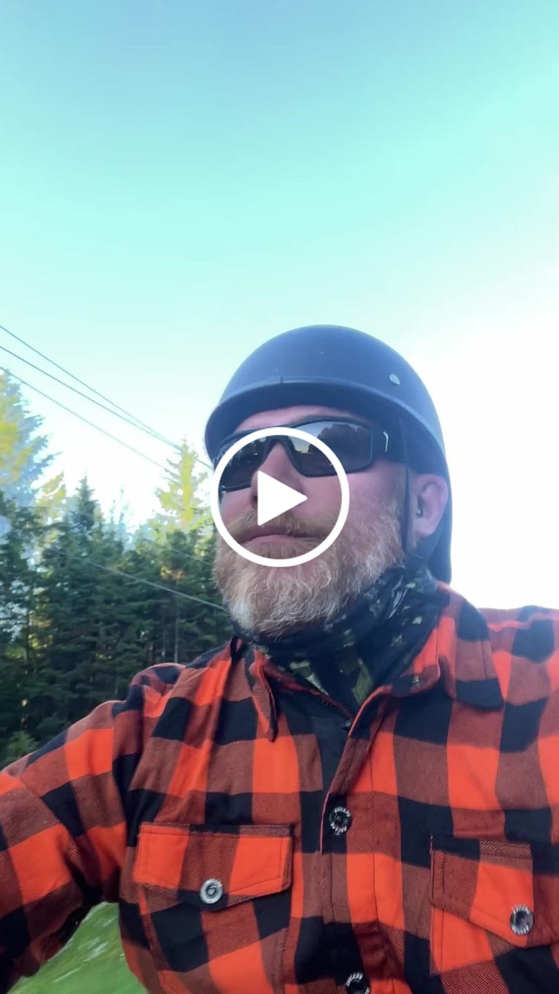Customer video review of Lightweight Reversible DOT Curve Helmet / Matte Black