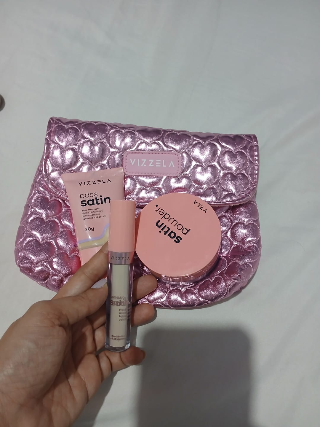 Customer photo review of Corretivo Líquido SATIN - Vizzela