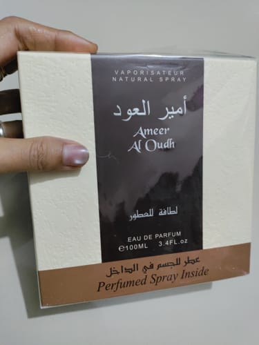 Customer photo review of Lattafa Ameer Al Oudh Eau De Parfum For Unisex
