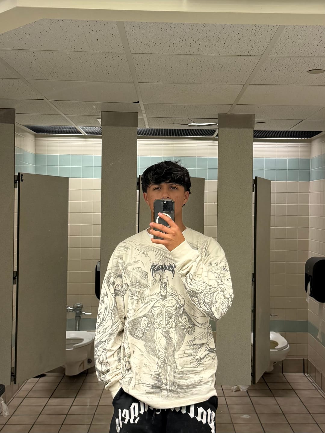 Customer photo review of 8002 - Batman Comic Longsleeves