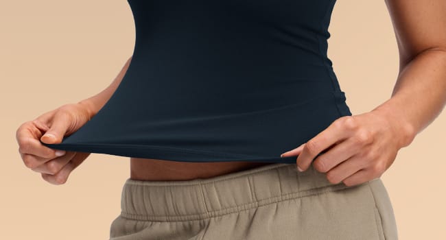 Customer photo review of Silix Seamless U-Neck Active Tee | Cool-Touch Sculpting Workout Top