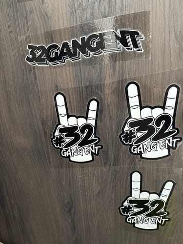 Customer photo review of 32 GANG DECAL