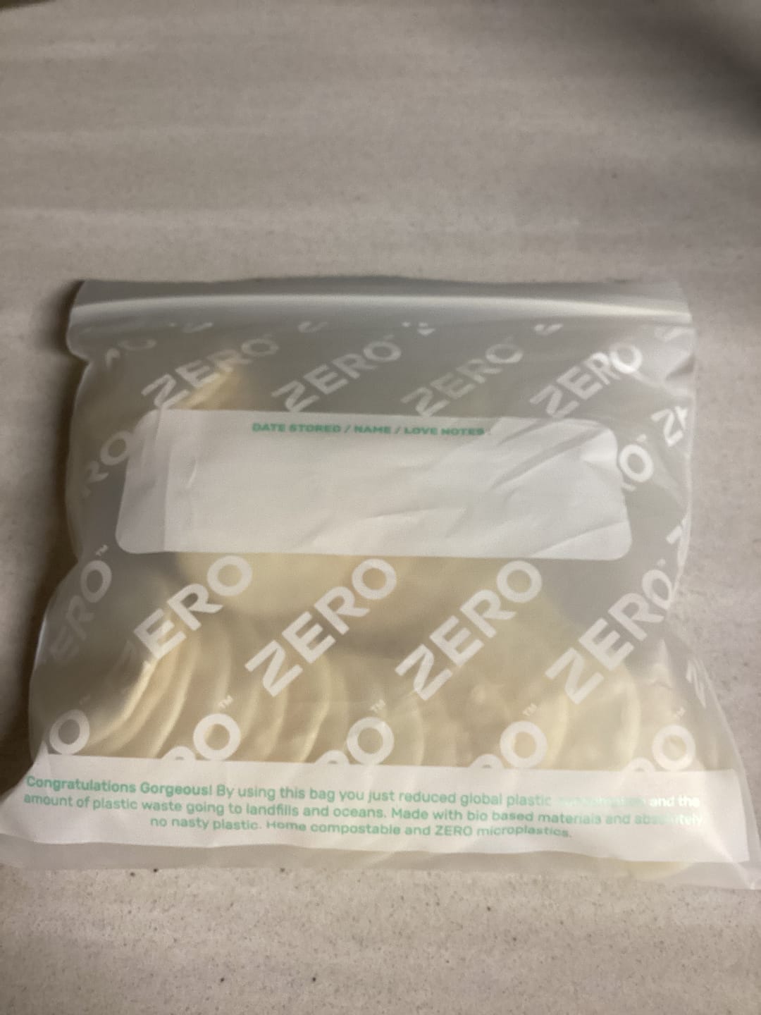 Customer photo review of Resealable Food Storage Bags
