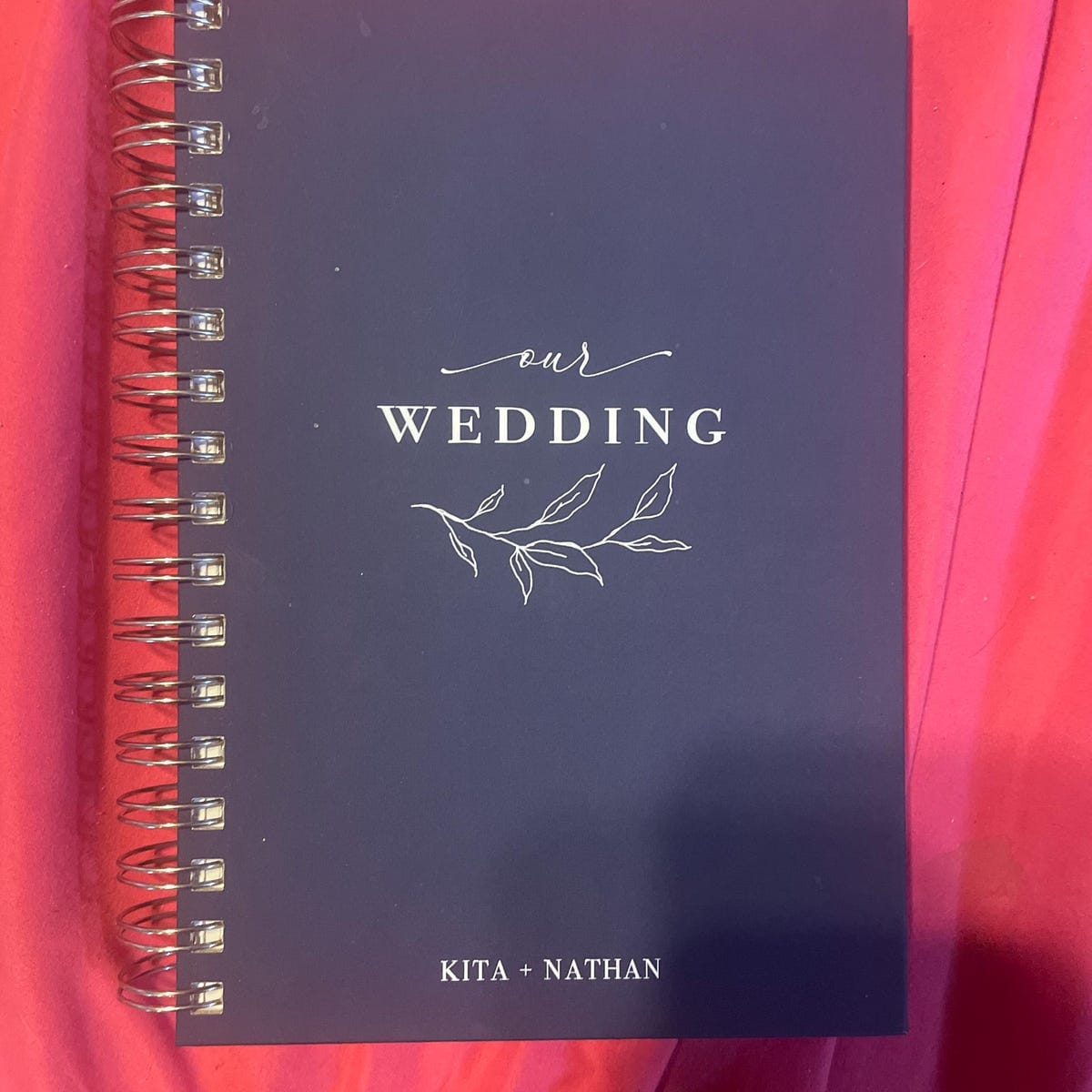 Customer photo review of Our Wedding Planner