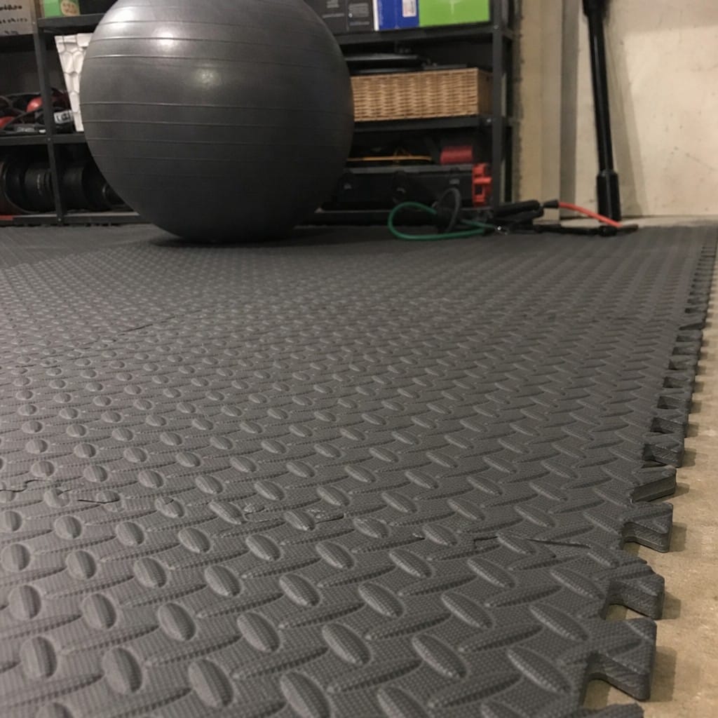 Customer photo review of Anti Fatigue Gym Mats UK | EVA Interlocking Tiles | 610mm