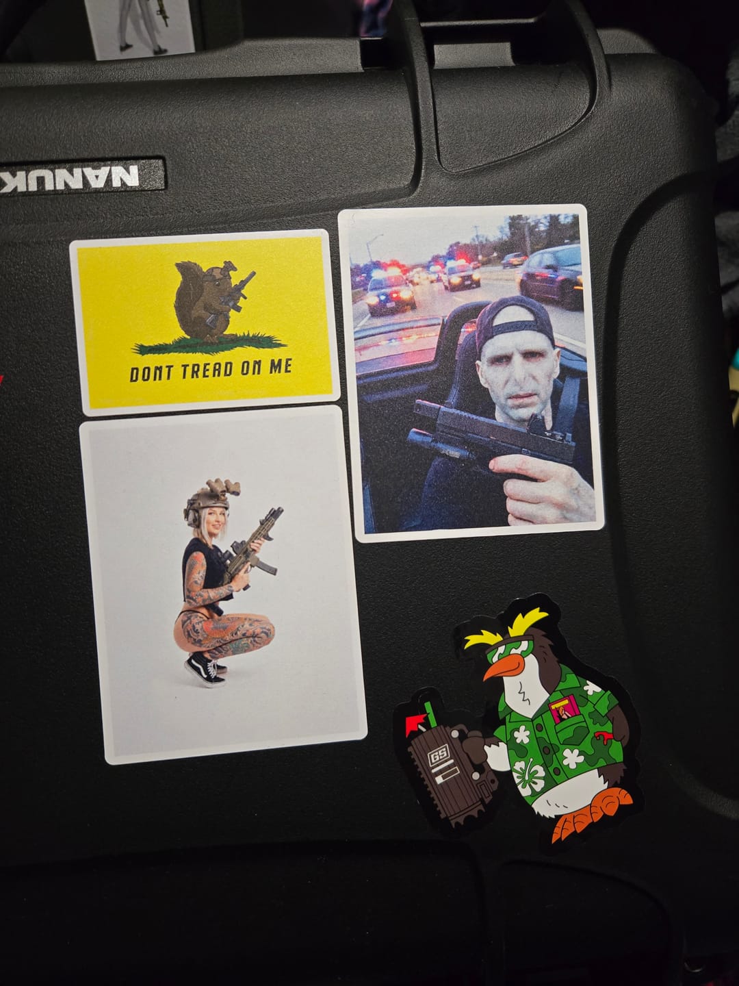 Customer photo review of Problem Solver Die-Cut Stickers