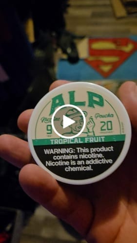 Customer photo review of Mountain Wintergreen Nicotine Pouches
