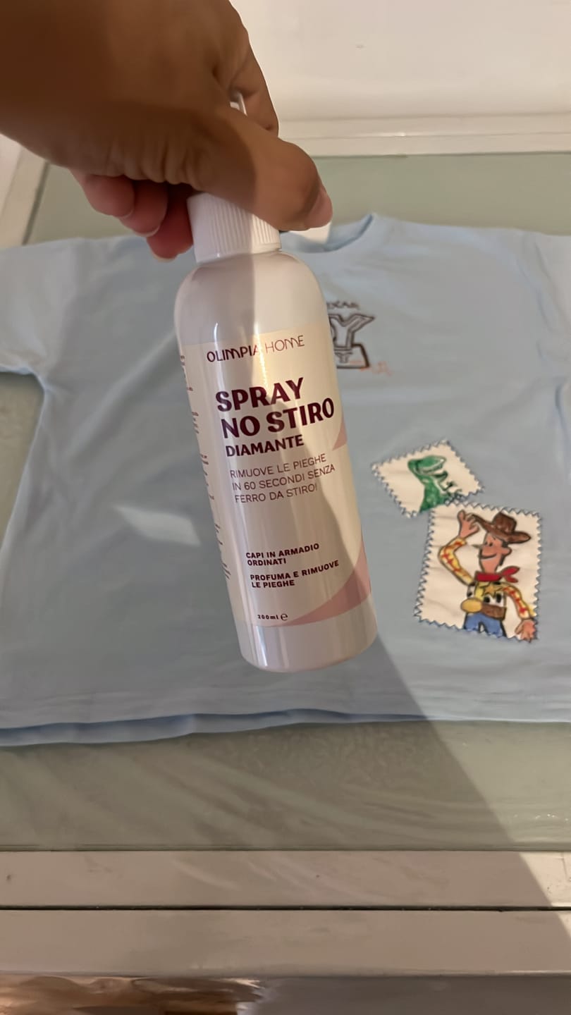 Customer photo review of Spray No Stiro  - Rimuove le pieghe in 60 secondi