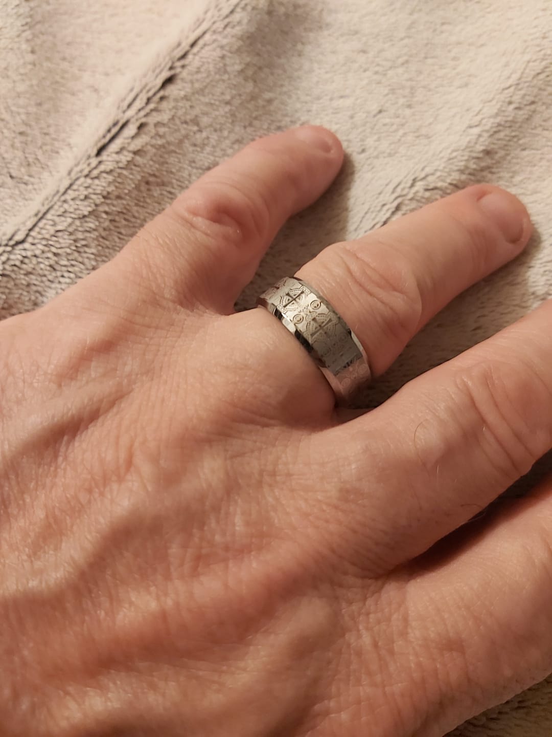Customer photo review of Bague Loyauté Templier