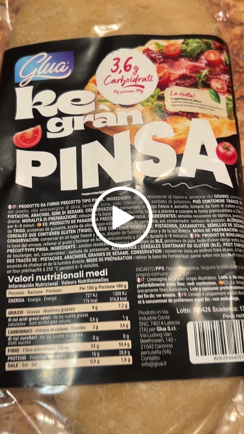 Customer video review of Base Pinsa kegràn proteica